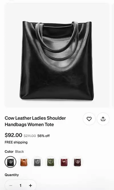 The cow leather Tote to comfortably carry everything you need for your everyday, with a simple, time...