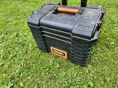 Ridgid Roller Packout Bottom Toolbox With The Dolly/Cart, View more