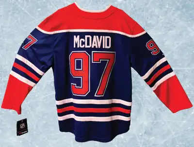 Own a piece of hockey history with this signed Connor McDavid jersey. Autographed by the Edmonton Oi...