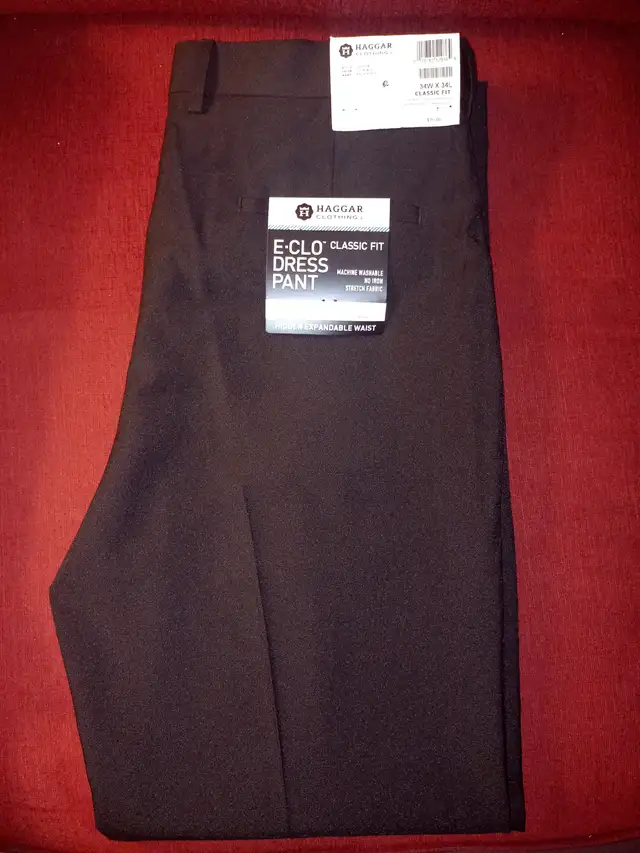 HAGGAR'S MENS Dress Pants (NEW) in Men's in Mississauga / Peel Region - Image 2