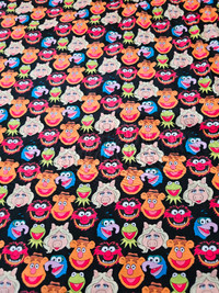 Licenced Muppet Show quilting cotton