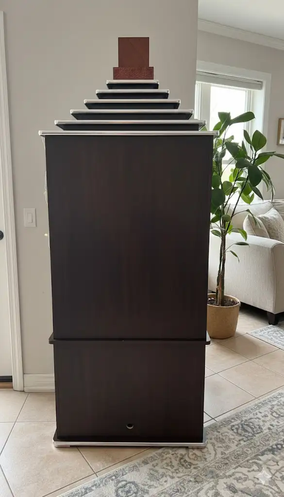 Wooden Home Temple Mandir with Storage Cabinet – 36” Wide in Bookcases & Shelving Units in Mississauga / Peel Region - Image 2