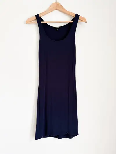 le chateau navy blue dress Le Chateau navy blue lace cocktail dress mini party short bohemian L  babydoll