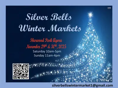 Annual Silver Bells Winter Market Saturday November 29, 2025 10 am - 5 pm Sunday November 30, 2025 1...