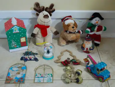 Box of Christmas Decorations, View more