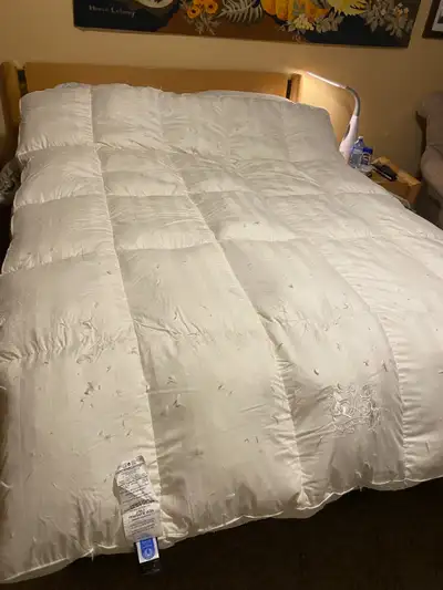 QUEEN MATTRESS FEATHER TOPPER, View more
