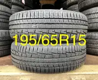 2 Tires) 195/65R15 Nokian All Weather 