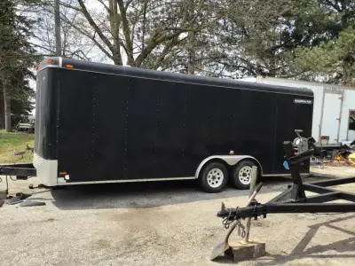 /09 ROADMASTER TANDEM 20 ft X 8 ft ENCLOSED CAR/CARGO TRAILER, “NICE CONDITION”, $8800.00. WILL NOT...