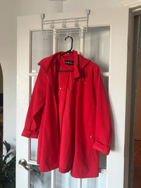 Imperméable rouge - taille S