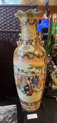Satsuma Floor Vases