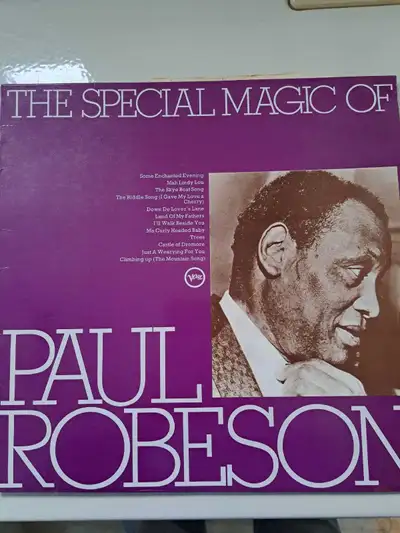 The Special Magic of Paul Robeson record lp, excellent, $5.
