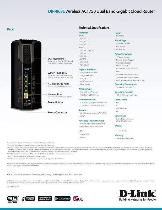 Network Gigabit Router Modem RangeExtender - Apple Netgear DLink in Networking in City of Toronto - Image 3