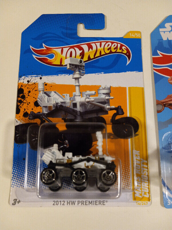 Hot Wheels Star Wars X-34,Mars Rover Curiosity Premier Lot of 2 in Toys & Games in Trenton - Image 2