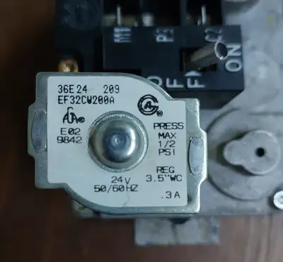 Gas Valve Specifications – White-Rodgers 36E24-209 - GCV059, View more