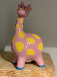 Tirelire en forme de girafe