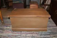 Old Blanket Box in Taupe Paint