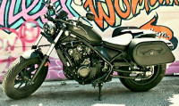 Honda Rebel 500 Warrior Shock Cutout Large Motorcycle Saddlebags