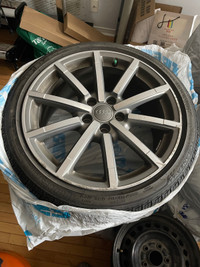 Audi a4 oem summer tires with Rim