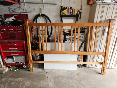 oak king headboard, View more