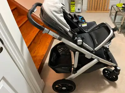 UPPAbaby Vista full set includes stroller + bassinet + car seat, View more