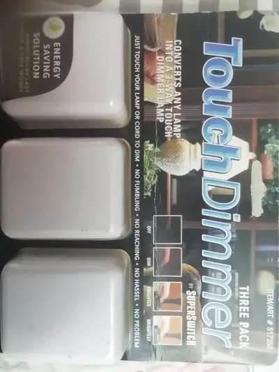 TouchDimmer 3-Pack – Converts Any Lamp into a Touch Dimmer – New, View more