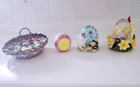 4 Assorted Easter Decorations
