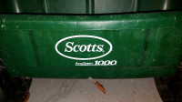 Scotts Accugreen 1000 Drop feed spreader.