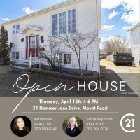Open House Alert!2 Apt Home with Detached Garage in Mount Pearl!