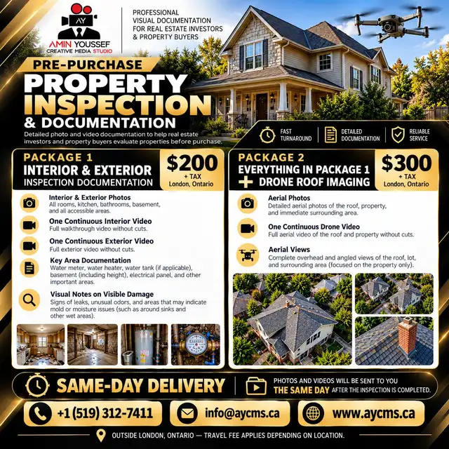 Property Inspection for Real Estate Investors in London, ON