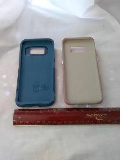 Two cases for same phone 6 x 3 inches