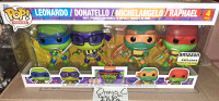 Ninja turtles funko pops and mystery minis $20  to $200