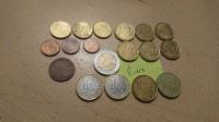 OBO EURO currency 2, 1 Euro and 50, 20, 10, 5, 1 Cent Coins