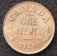 1924 Canada 1 Cent Penny MS-63+ ~ Worth every penny!