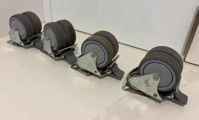 Blickle Germany 2” Heavy-Duty Swivel Casters w/ Brakes   in Other Business & Industrial in Bedford - Image 5