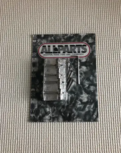 NOS Allparts BB-0310-001 Bass Bridge – Nickel, View more
