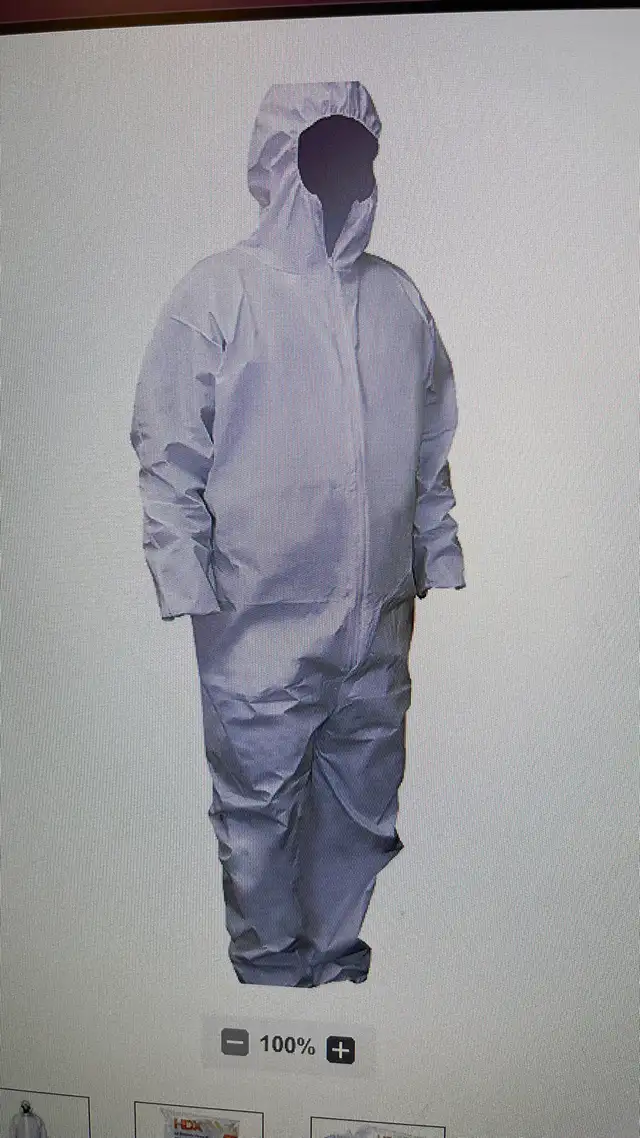 Heavy Duty Disposable Coverall with hoodXXL pack of 12 in Other Business & Industrial in City of Toronto - Image 2