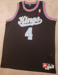 Sacramento Kings #4 Chris Webber, Nike throwback jersey XL