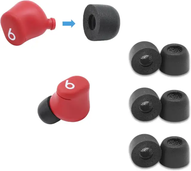 Comply TrueGrip Pro Memory Foam Earphone Tips for Earbuds