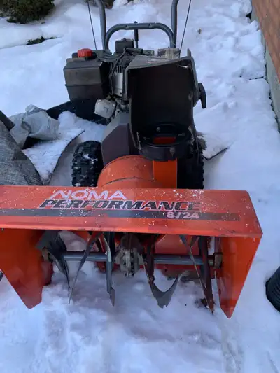 NOMA PERFORMANCE 8/24 Gas SNOW THROWER in good working condition, View more