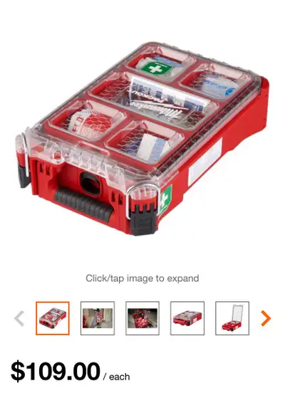 Milwaukee Packout first aid kit, View more
