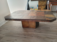 Coffee Table and Console made of African Stones