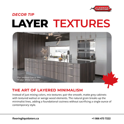 Looking to upgrade your kitchen with a modern, designer look? Take inspiration from this layered tex...