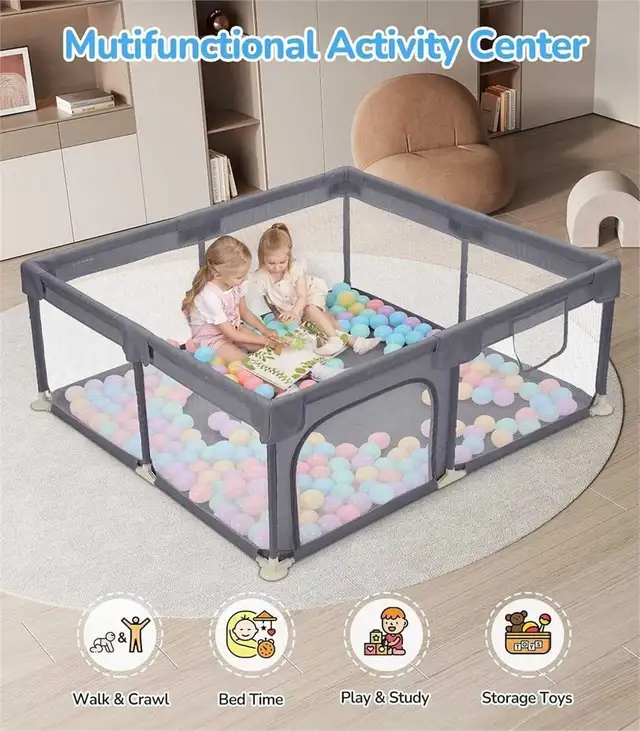 Brand New Dripex Baby Playpen  in Playpens, Swings & Saucers in City of Toronto - Image 5