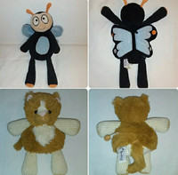 2 Scentsy Buddy Plush Kids Cuddle Play Toys with Scent Packs