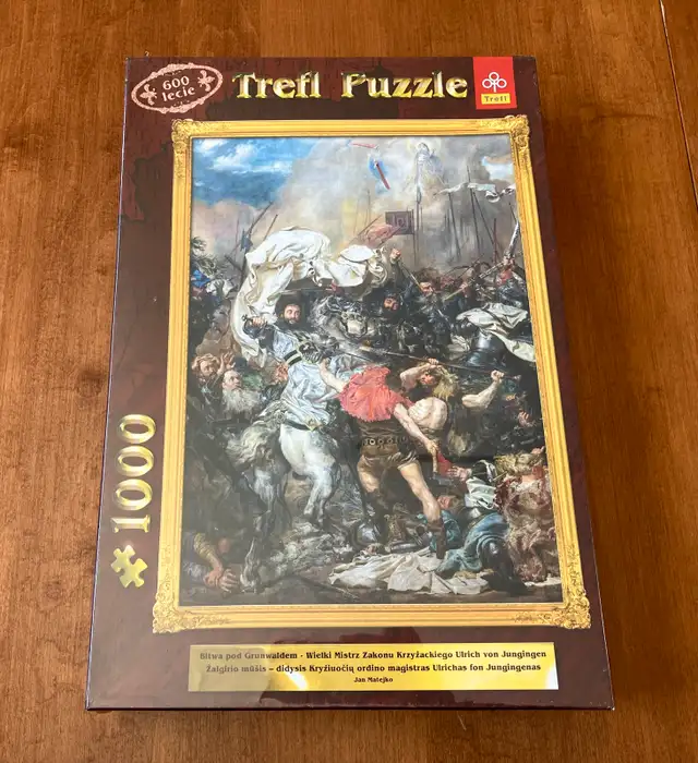 New 1000-Piece Trefl Puzzle, Bitwa Pod Grunwaldem by Jan Matejko628632843793941210