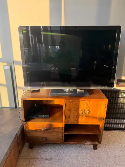 TV for sale and solid wood TV Stand - can buy seperately, View more