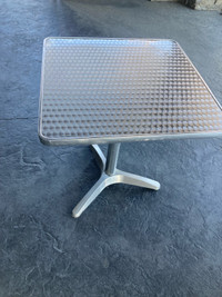 Aluminum Cafe Table