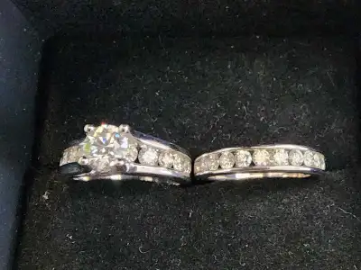 2.00 CT. T.W. Diamond Bridal Set 14k white gold, View more