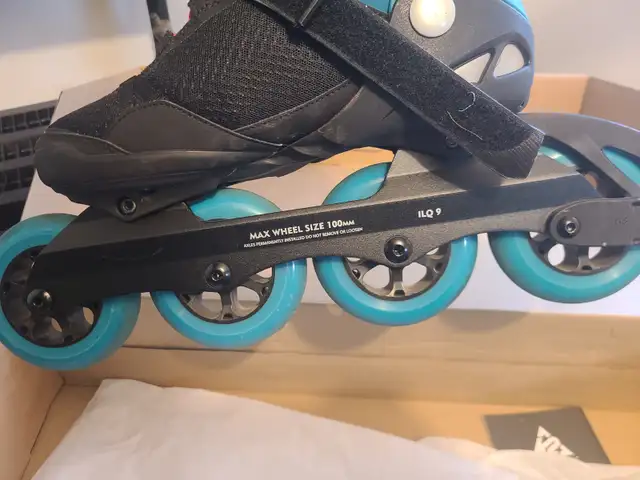 "Roller blade K2 VO2 s 100 pro Inline Skates Size 9 in Skates & Blades in City of Montréal - Image 5