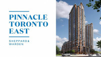 Pinnacle Toronto East 1 bedroom + large den. 735 Sq FT. Terrace.